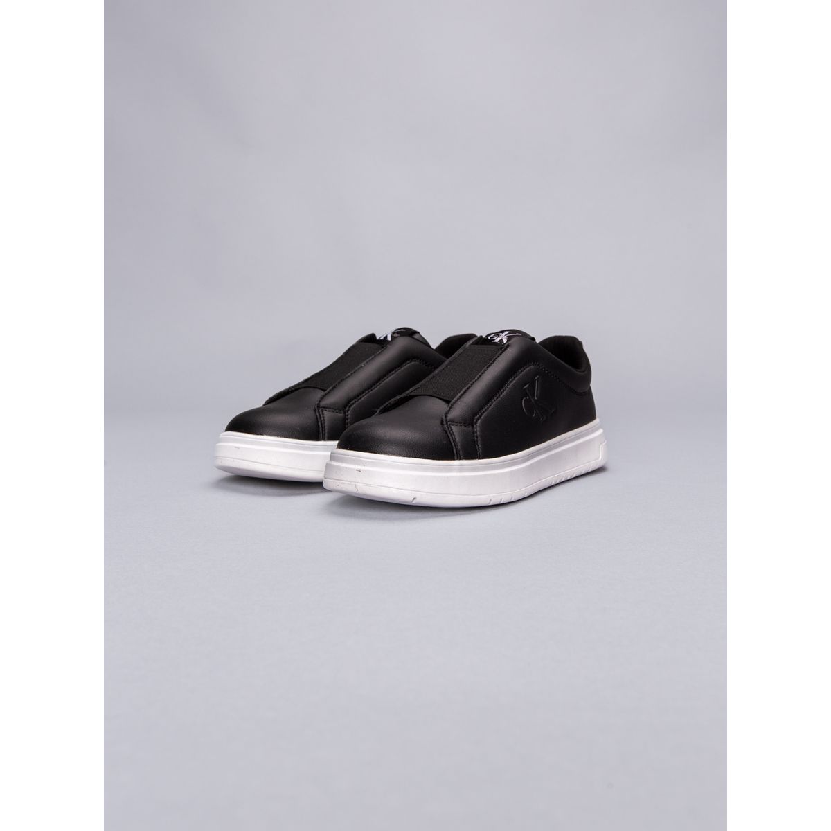 CALVIN KLEIN - Tenis Negro Niña Con Banda Elástica Calvin Klein