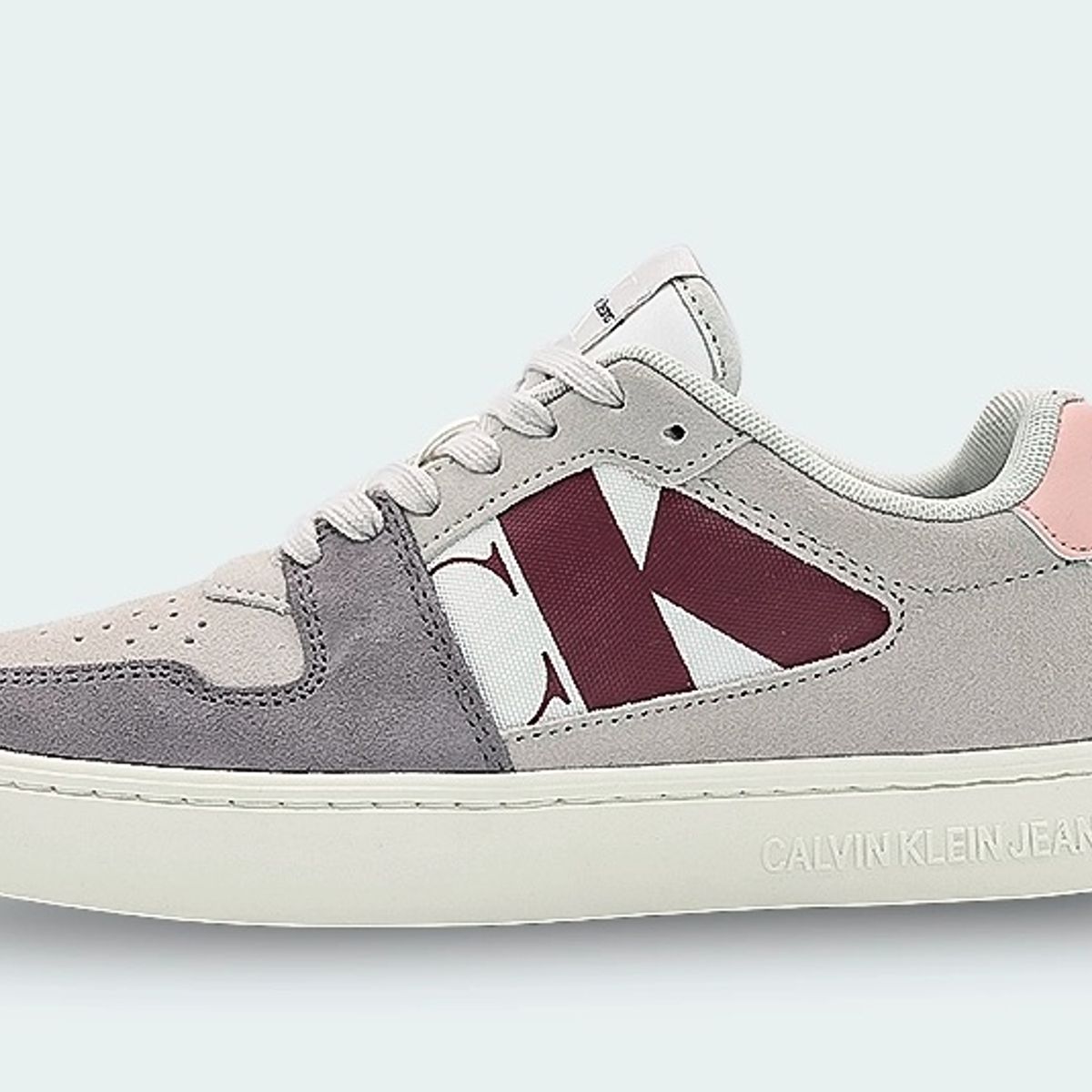 CALVIN KLEIN - Tenis gris classic cupsole Calvin Klein