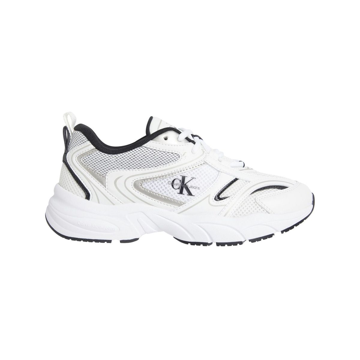 CALVIN KLEIN - Tenis multicolor retro de malla Calvin Klein