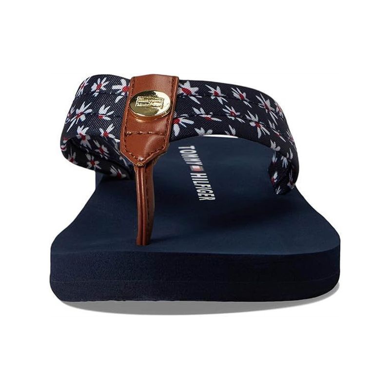 TOMMY HILFIGER - Sandalias azul oscuro con estampado floral Tommy Hilfiger