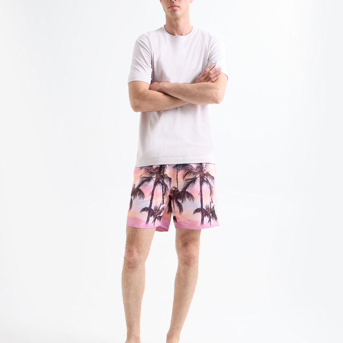 SEVEN SEVEN - Pantaloneta Para Hombre  Color Rosa Marca Seven Seven #45280072