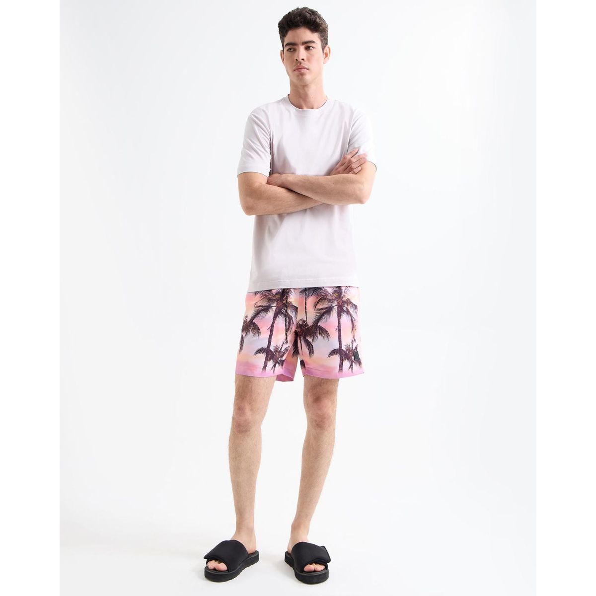 SEVEN SEVEN - Pantaloneta Para Hombre  Color Rosa Marca Seven Seven #45280072