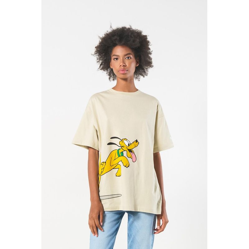 KOAJ - KOAJ Camiseta femenina fit super oversize manga corta, con est MUJER