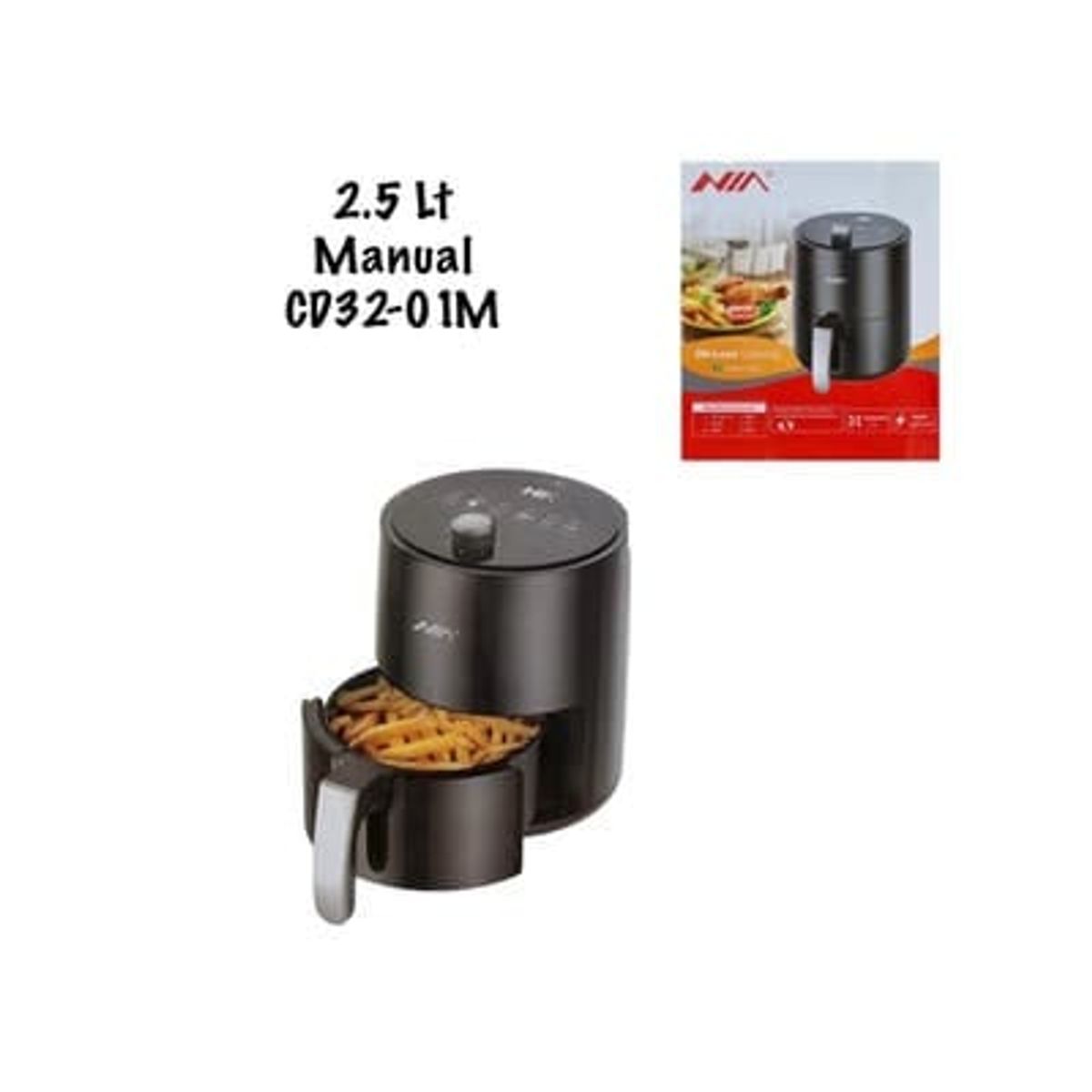 NIA - Freidora de aire Original Nia 25Lt Manual
