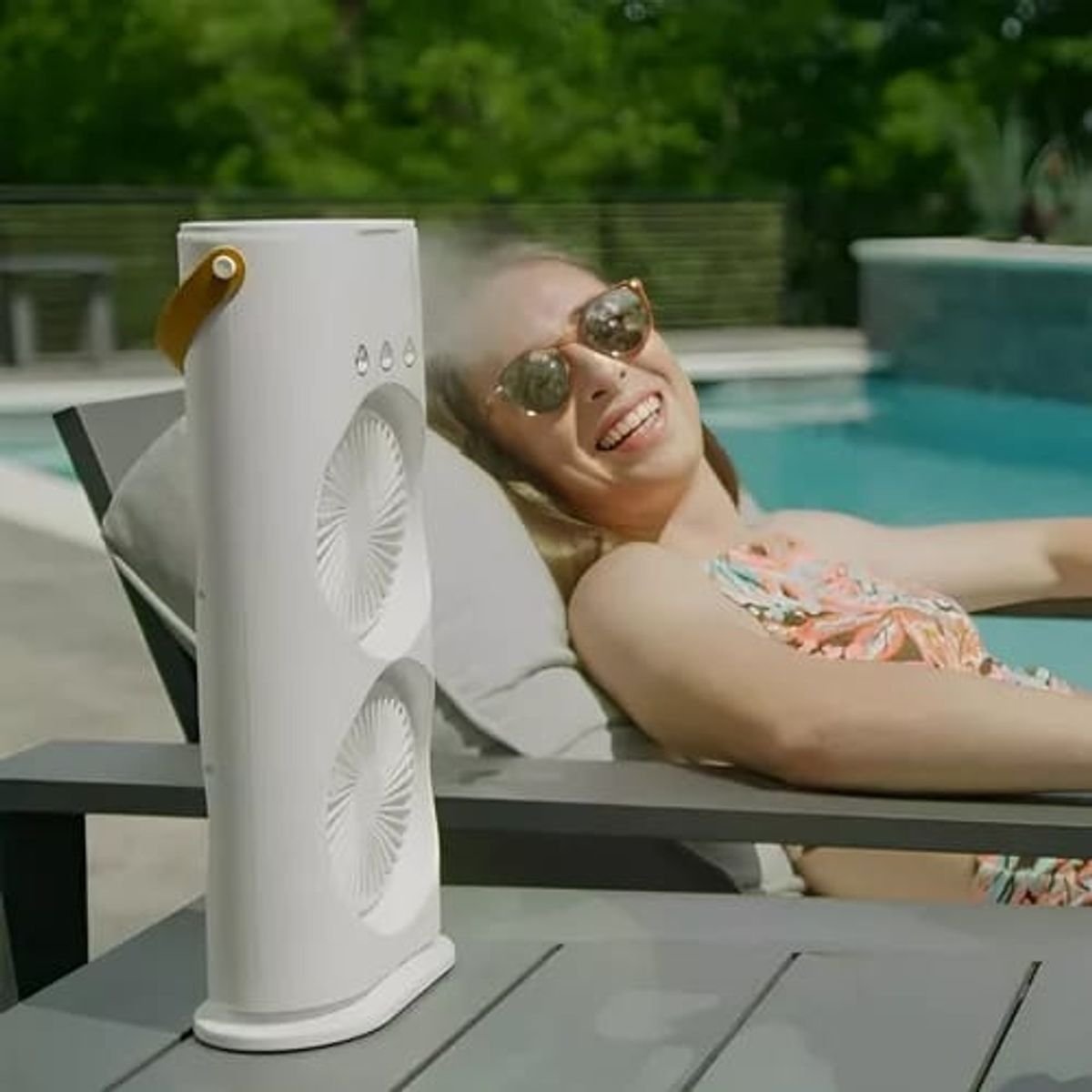 SKY - Ventilador De Torre Doble Aire Acondicionado Humidificador