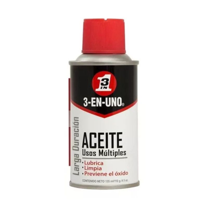 3 EN UNO - Aceite 3-En-Uno Aerosol 135ml - 4oz