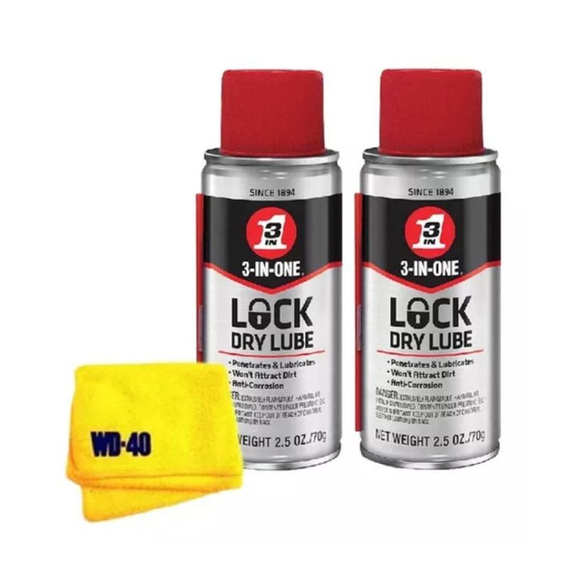 3 EN UNO - Lubricante Candados 3-En-Uno 70g - 2oz x2 Und