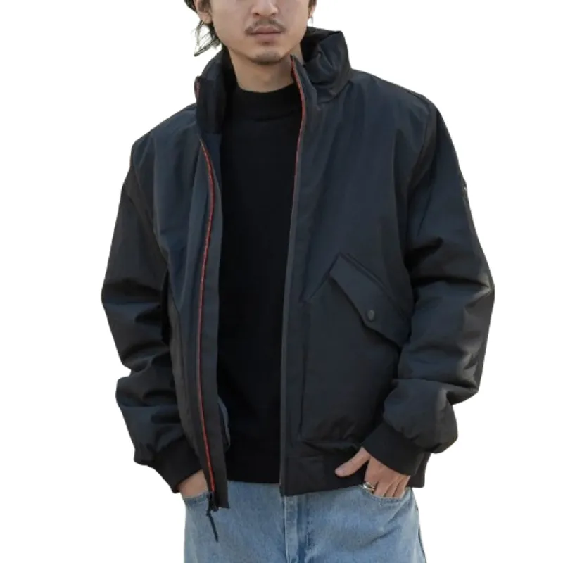 TOMMY HILFIGER - Rompe negro viento bomber ligero Tommy Hilfiger