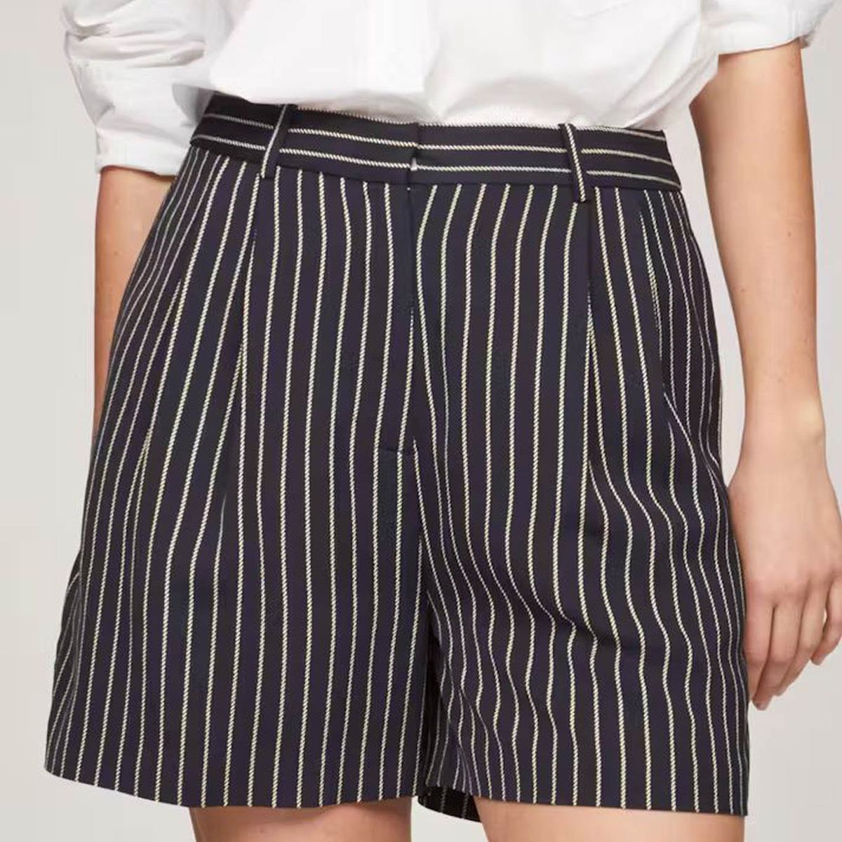 TOMMY HILFIGER - Bermudas azul oscuro fluido con nudo de cuerda Tommy Hilfiger