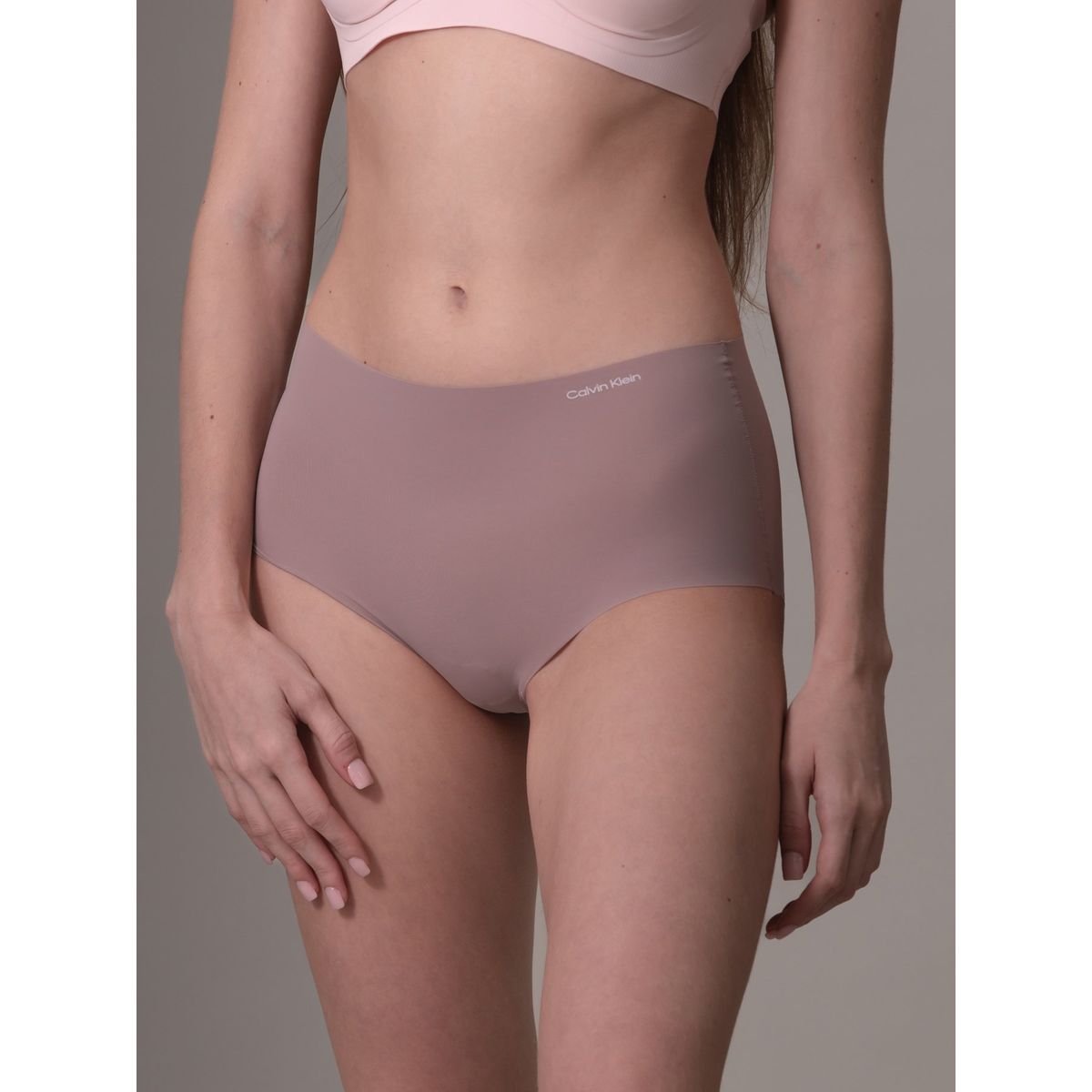 CALVIN KLEIN - Pantie Rosado Hipster Invisible De Cintura Alta Calvin Klein