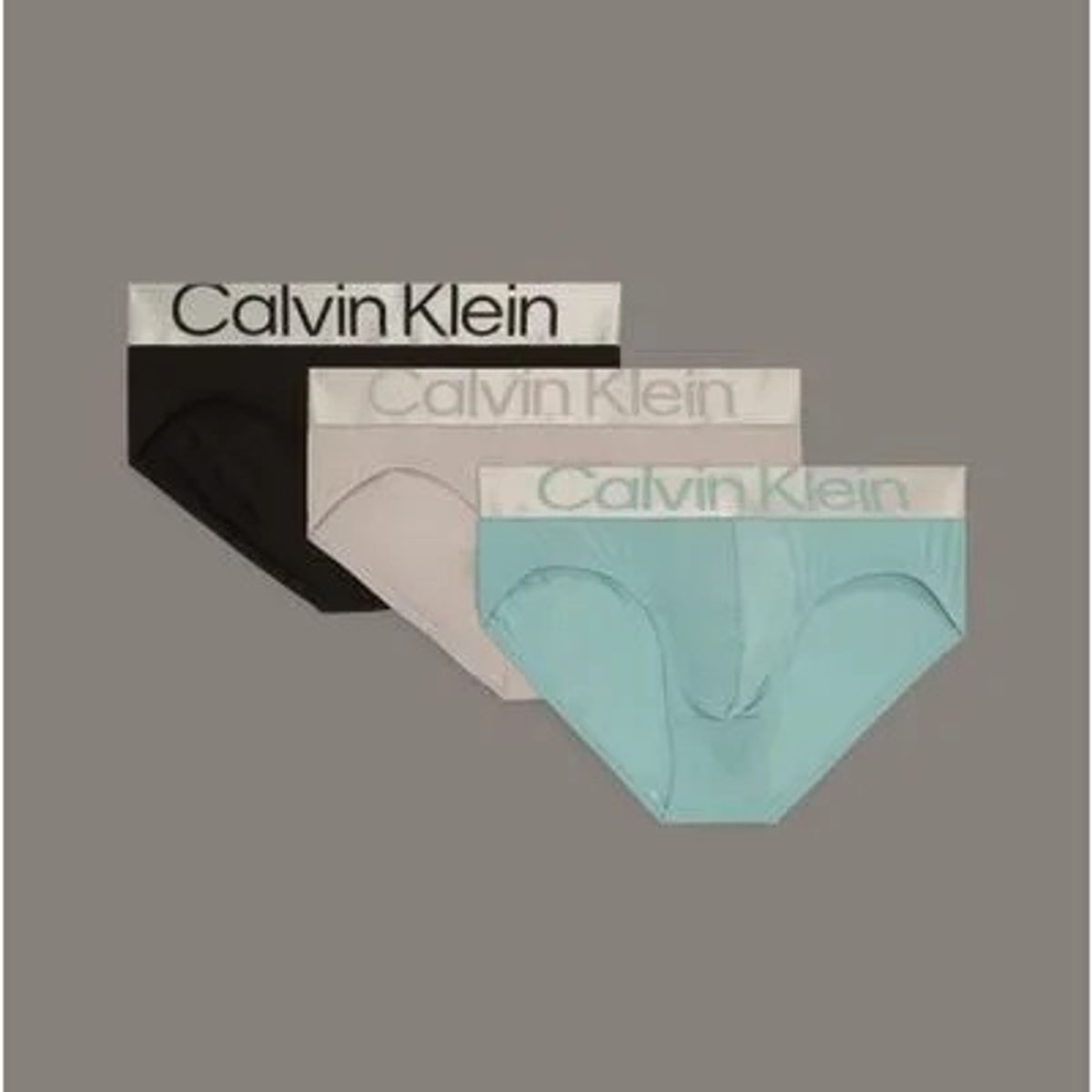 CALVIN KLEIN - Pack multicolor de 3 slips - Steel Micro Calvin Klein