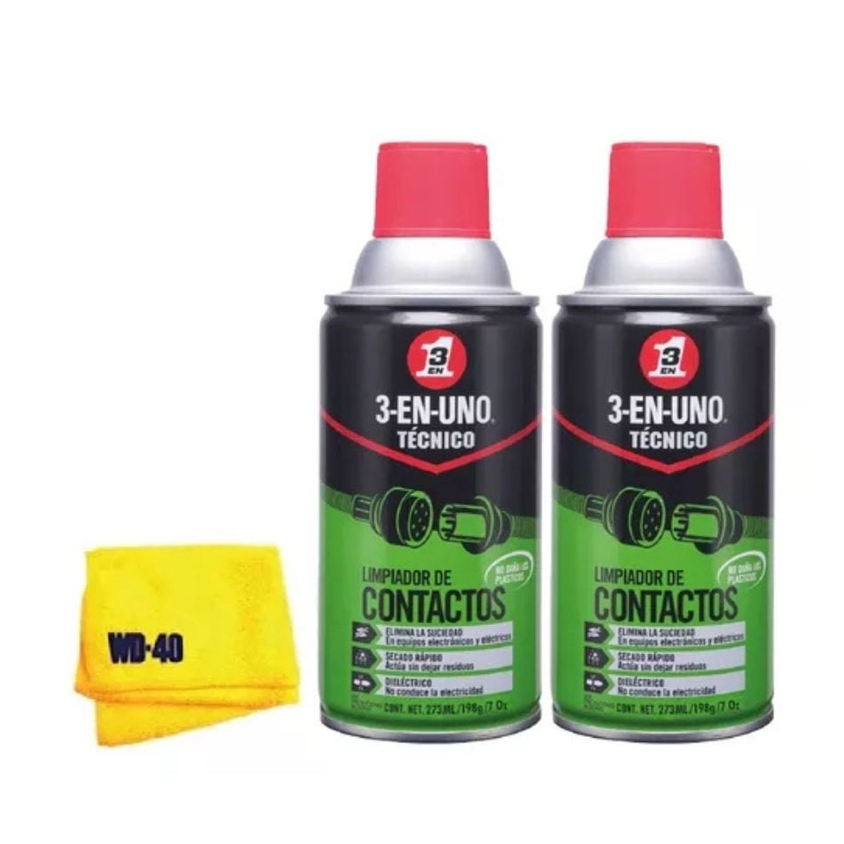 3 EN UNO - Limpiador De Contactos 3 En 1 Técnico X2 Und