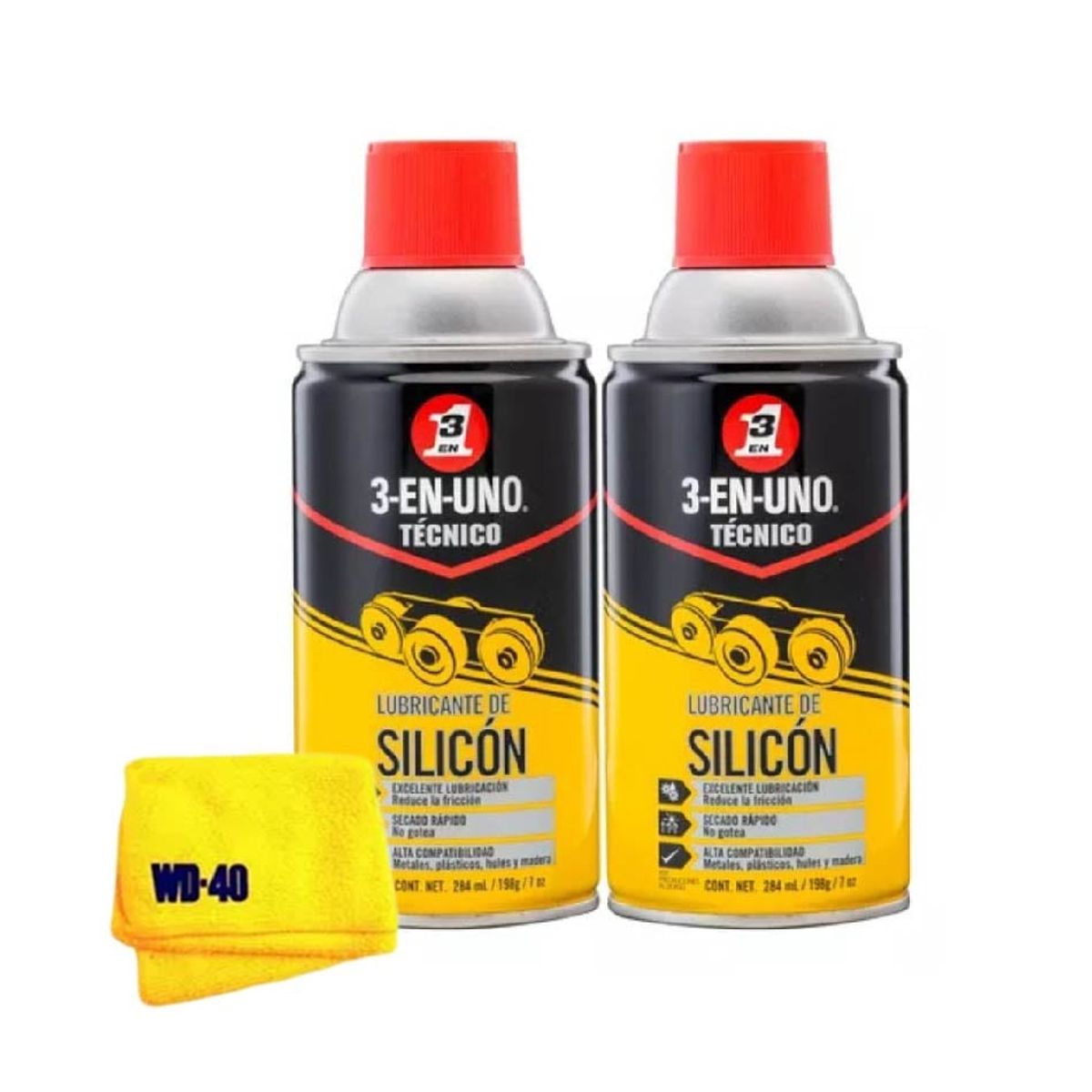 3 EN UNO - Lubricante De Silicón 3-en-1  X2und