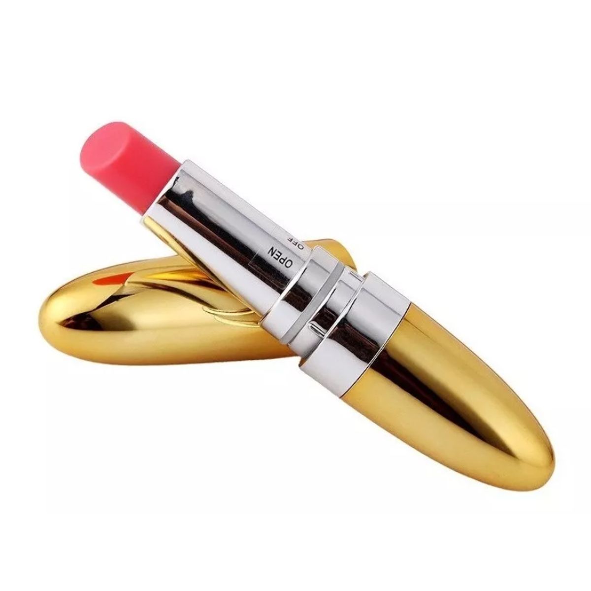 GENERICO - Vibrador Discreto Lipstick Vibe Dorado