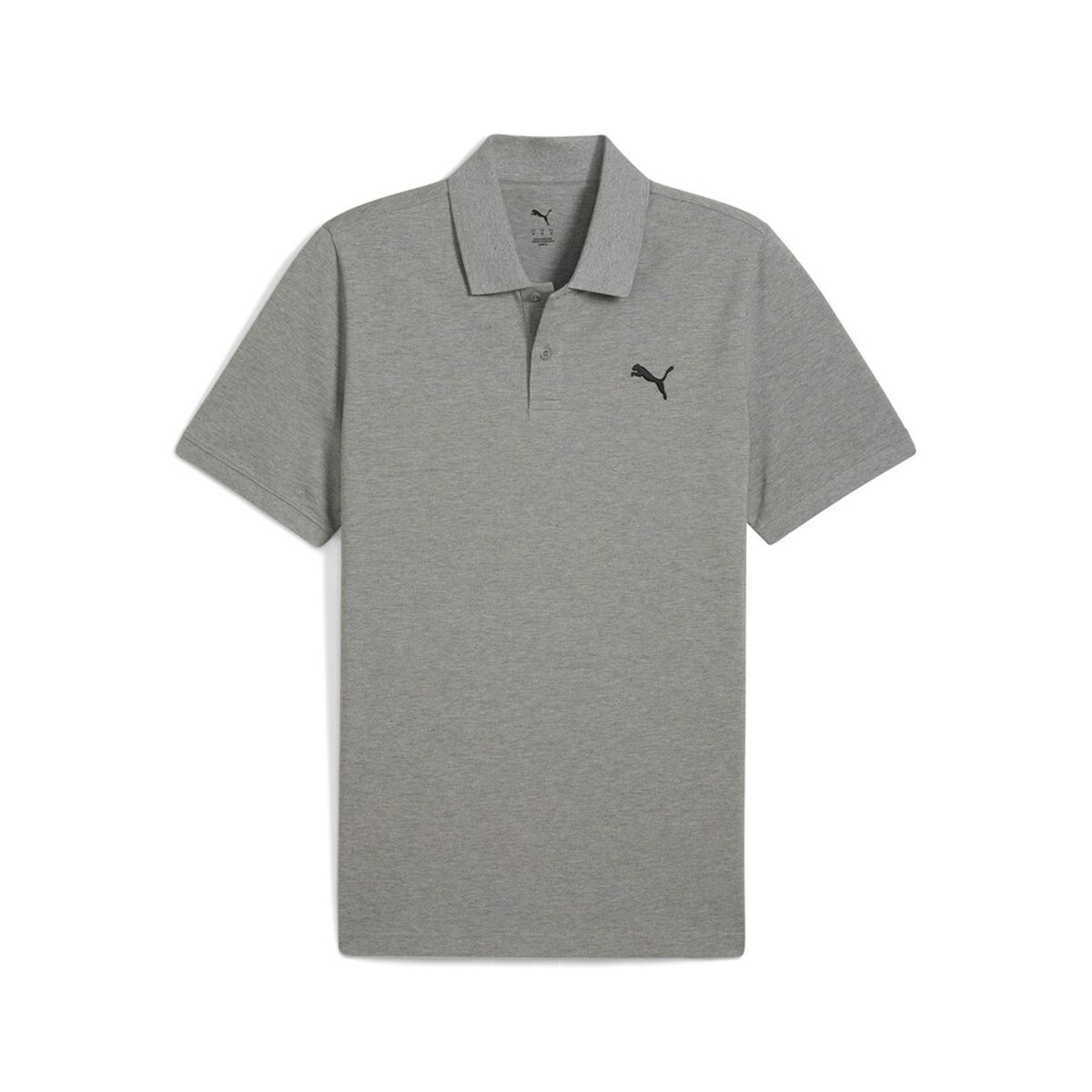 PUMA - Camisa Polo Marca Puma Ess Small Pique Original Gris Hombre
