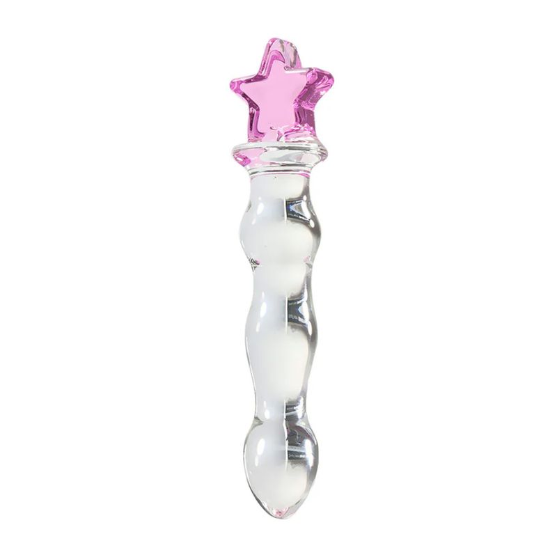 GENERICO - Dildo de vidrio Varita Mágica Estrella talla M