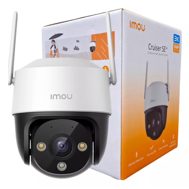 IMOU - Cámara De Seguridad Imou Cruiser Se+ 3k 5mp Mini Ptz 360°