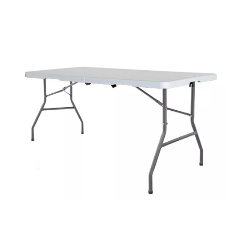 GENERICO - Mesa Plegable Portatil Para Jardin Eventos y Exterior Color Blanco de 18m