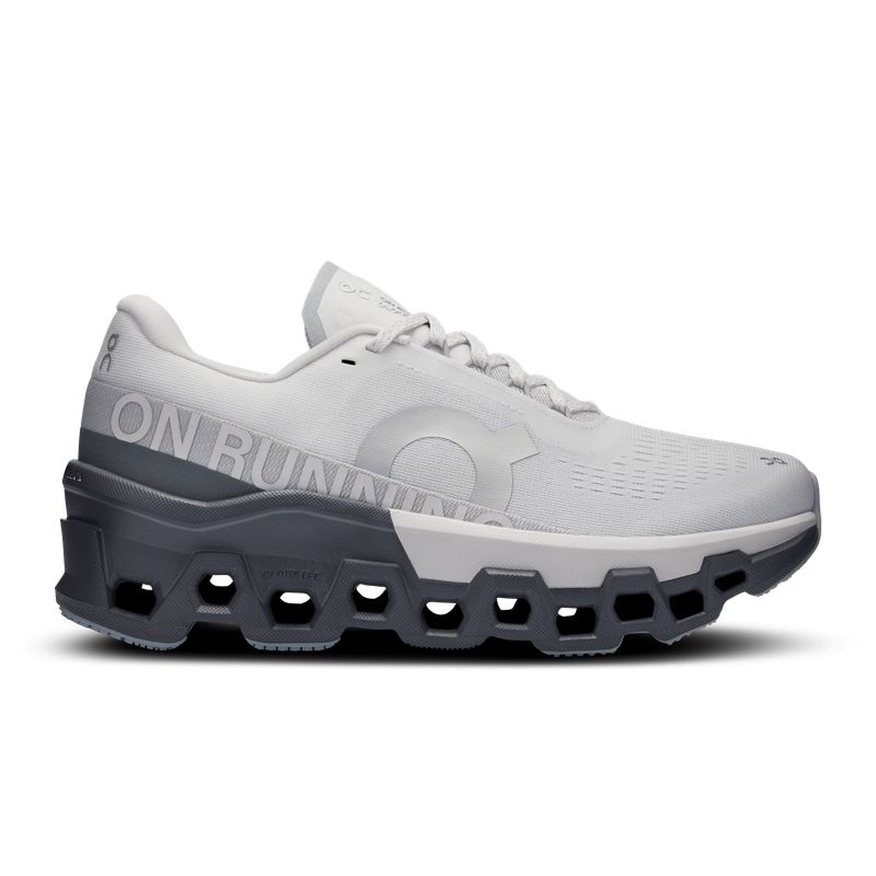 ON RUNNING - On Cloudmonster 2 Tenis gris de mujer para correr_.