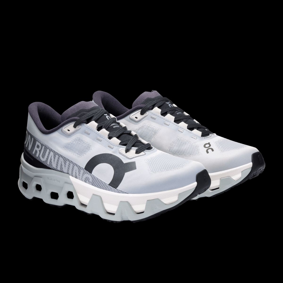 ON RUNNING - On Cloudmonster Hyper Tenis gris de mujer para correr