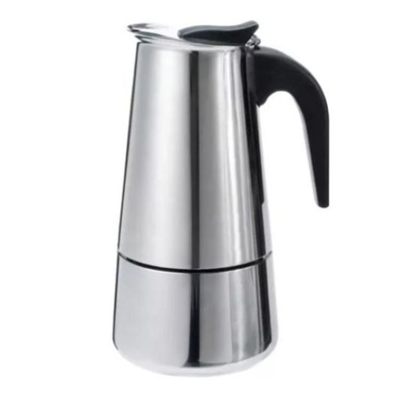 GENERICO - CAFETERA ITALIANA EXPRESO 6 TAZAS ACERO INOXIDABLE MOKA COCINA