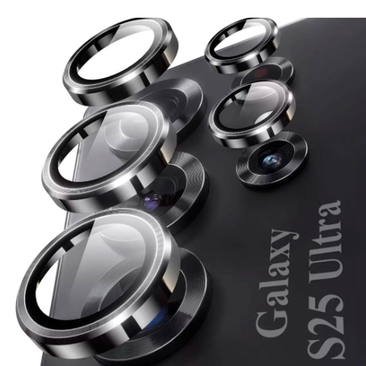GENERICO - Set Lentes Protectores de Cámara Compatible con Samsung S25 Ultra