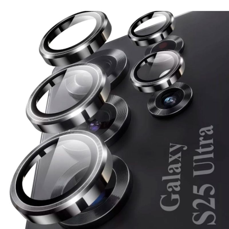 GENERICO - Set Lentes Protectores de Cámara Compatible con Samsung S25 Ultra