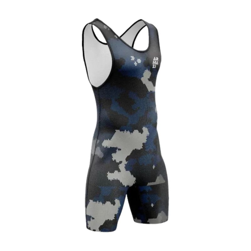 ARMAZI SPORT - TRUSA HALTEROFILIA CAMUFLADA AZUL OSCURO