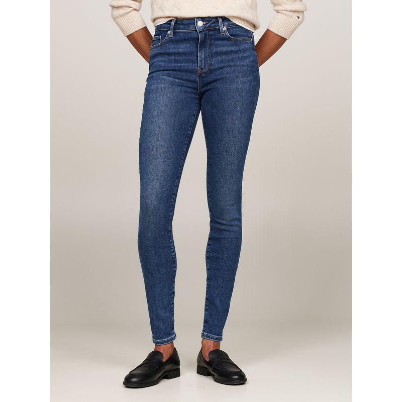 TOMMY HILFIGER - Jeans azul Harlem superceñidos de talle alto Tommy Hilfiger
