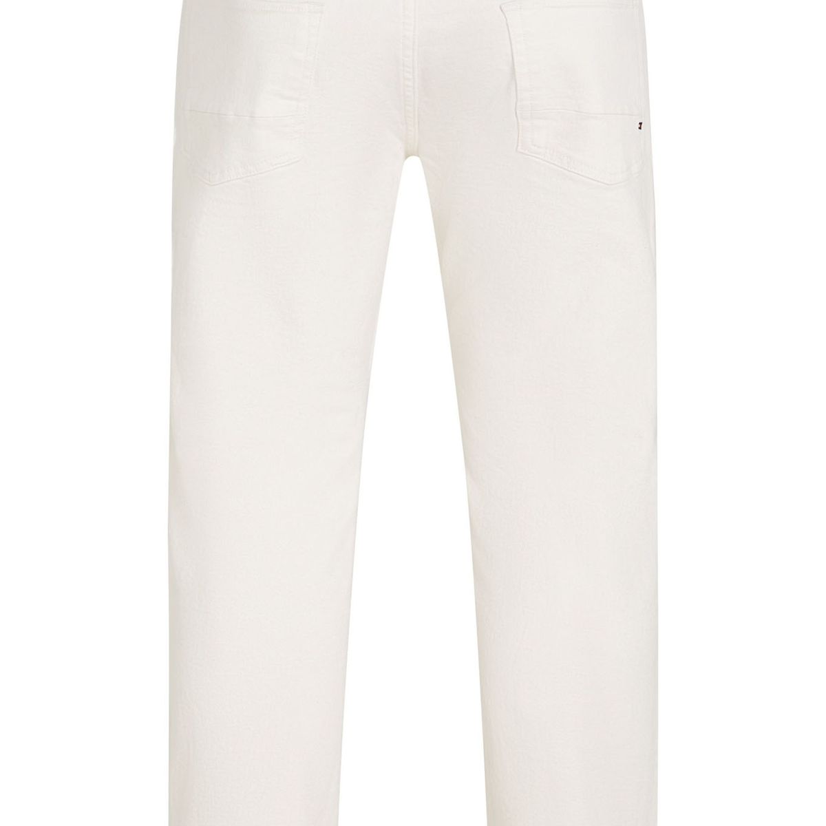 TOMMY HILFIGER - Pantalón blanco denton de corte recto Tommy Hilfiger