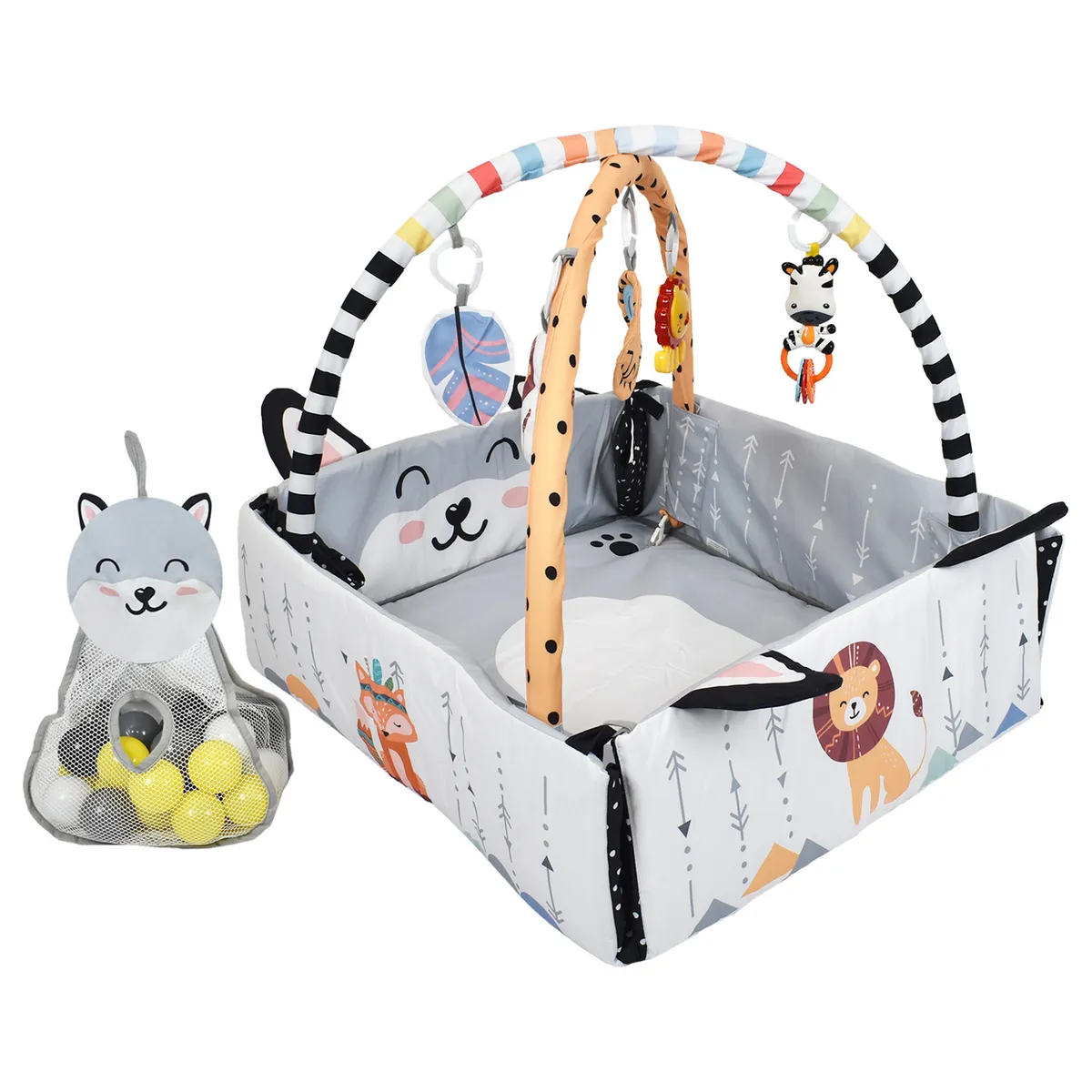 PREMIUM BABY - Gimnasio Actividades Con Pelotas Premium Baby PB-302FT