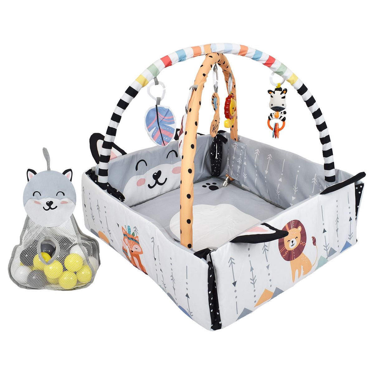 PREMIUM BABY - Gimnasio Actividades Con Pelotas Premium Baby PB-302FT