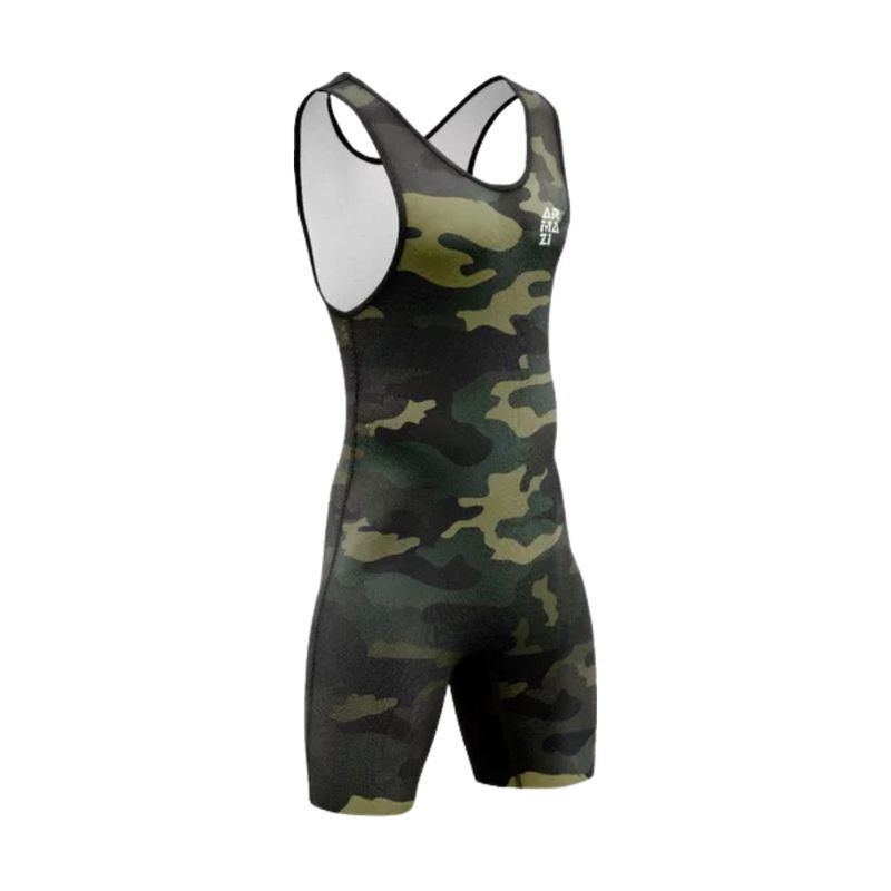 ARMAZI SPORT - TRUSA HALTEROFILIA CAMUFLADA NEGRO - VERDE