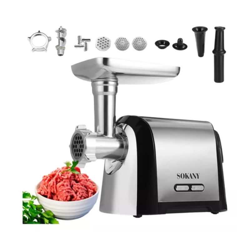 SOKANY - Molino Electrico Sokany 3200w Maiz Carne Accesorios 3 En 1