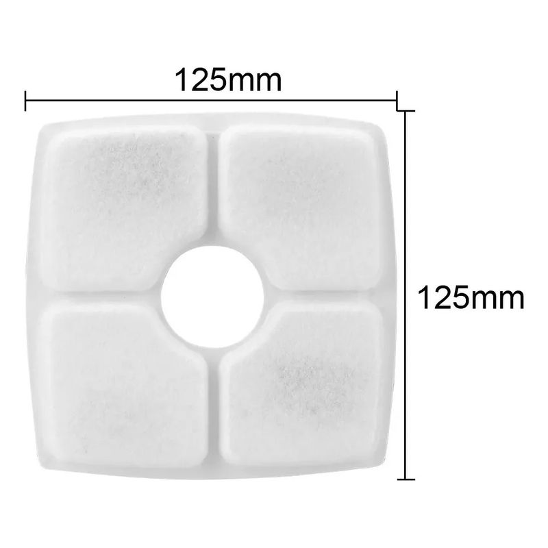 GENERICO - Filtros de repuesto para fuente de agua  x4 unidades