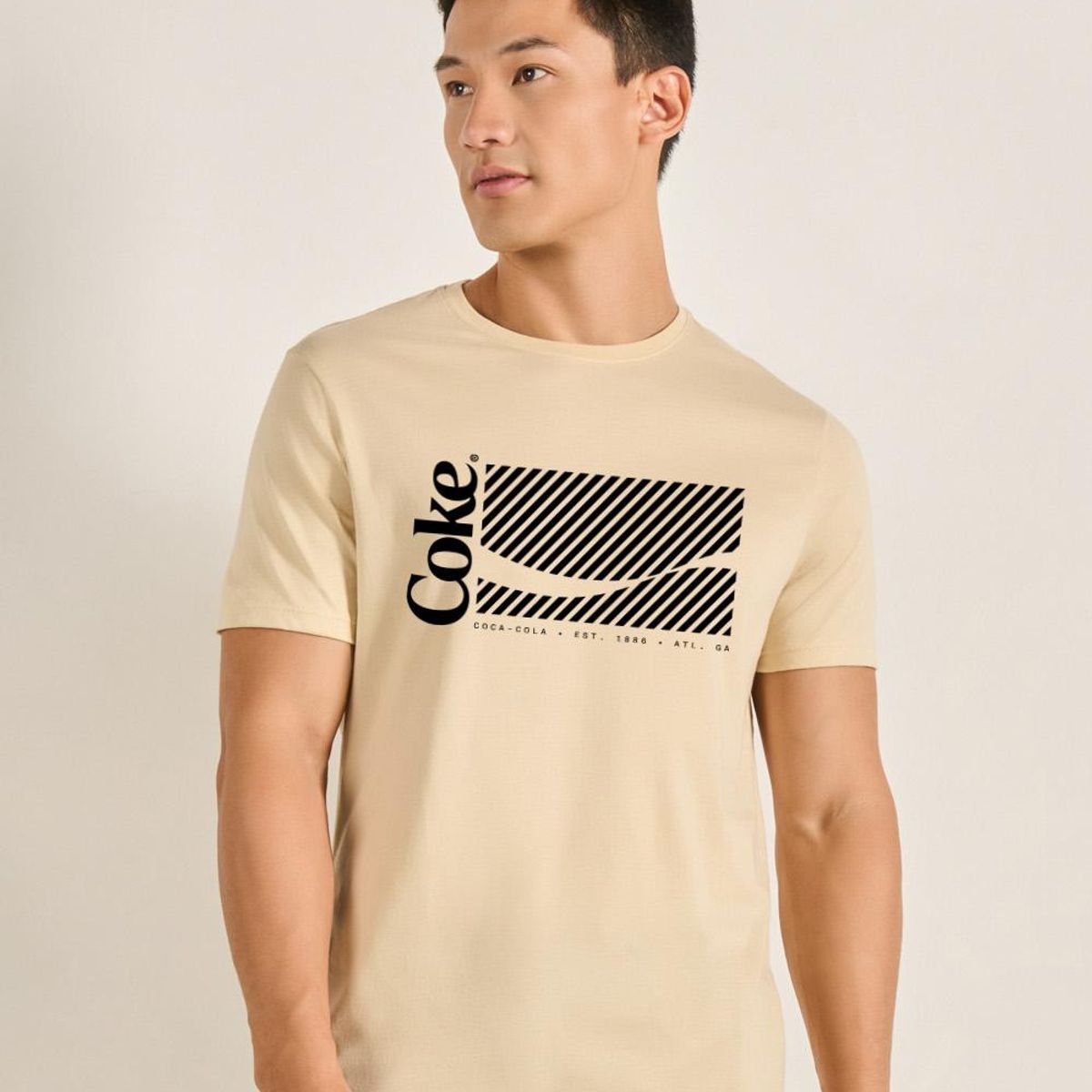 KOAJ - KOAJ Camiseta manga corta con estampado de Coca  Cola HOMBRE