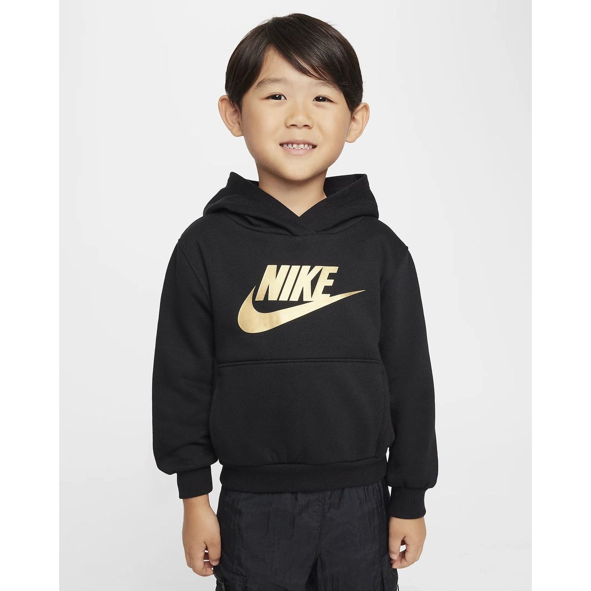 NIKE - BUZO CON CAPOTA NIKE NIÑO SPORTWEAR CLUB FLEECE 76L094-G0G 2 A 4 AÑOS