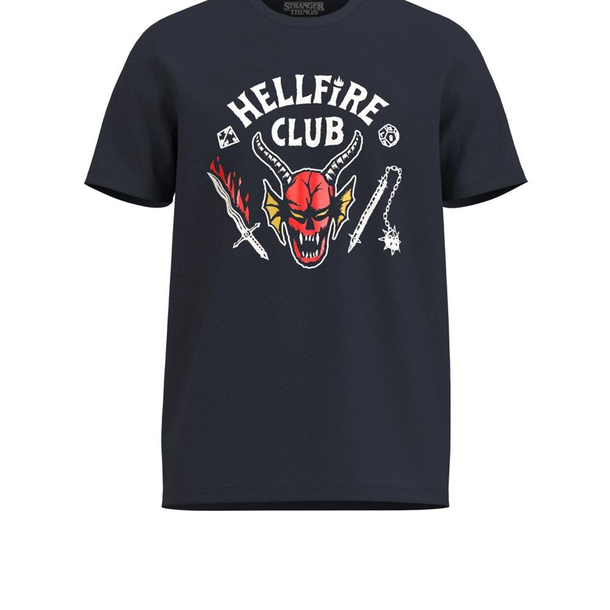 KOAJ - KOAJ Camiseta unicolor con arte de Stranger Things y manga c HOMBRE