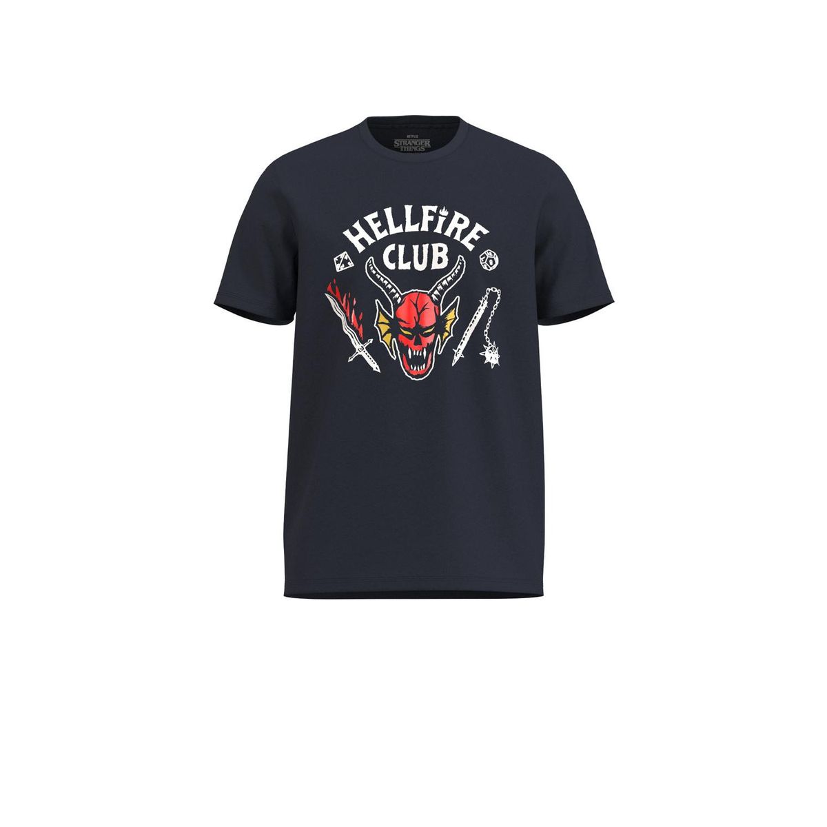 KOAJ - KOAJ Camiseta unicolor con arte de Stranger Things y manga c HOMBRE