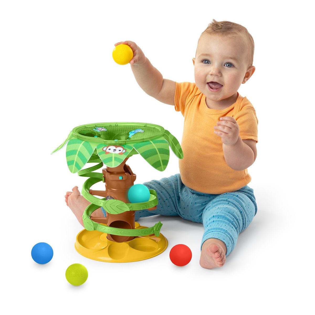 BRIGHT STARTS - Juguete Pelota Giratoria Música Bebe Bright Starts 16826