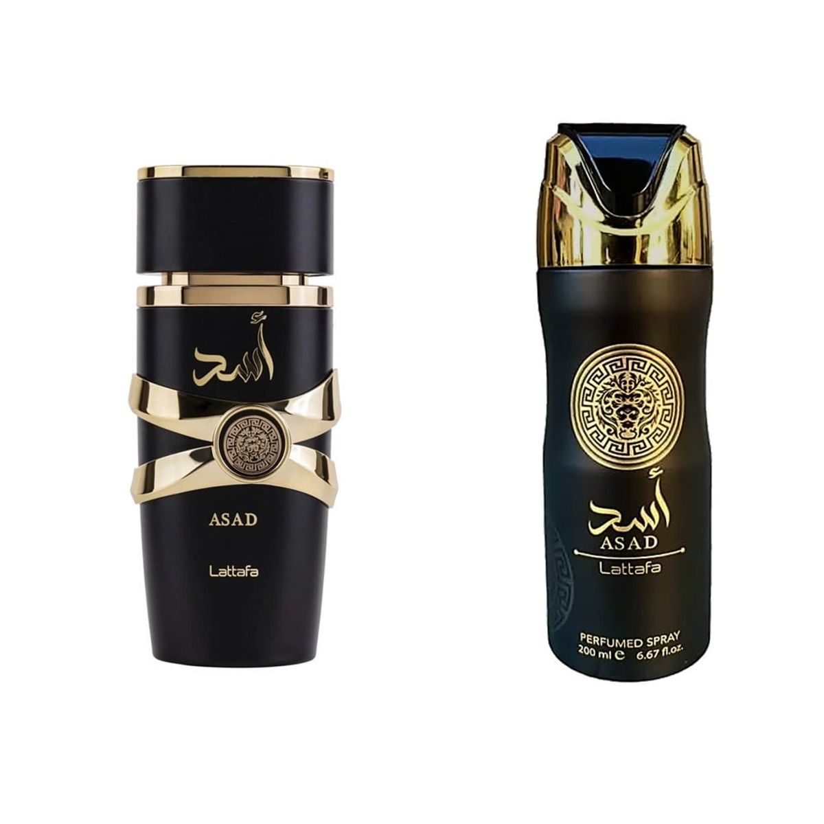LATTAFA - Perfume Asad 100ml + Body Spray 200ML