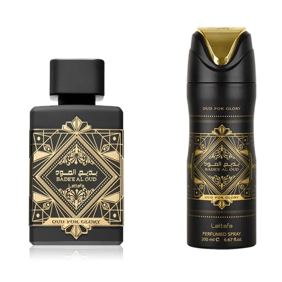 LATTAFA - Perfume Oud For Glory 100ml + Body Spray 200ML