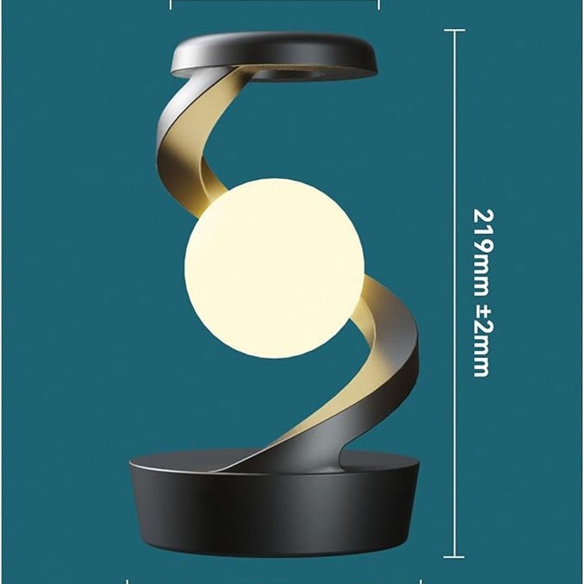 ILUMINATA - LAMAPARA CON BOLA LEVITATORIA Y CARGA INALAMBRICA