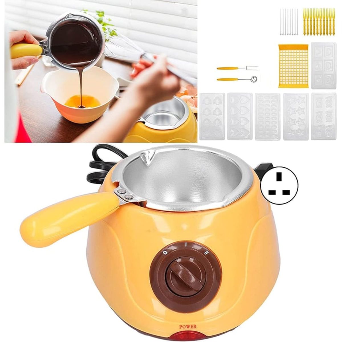 SKY - Olla Eléctrica Original sky Para Derretir Chocolate Fundidora