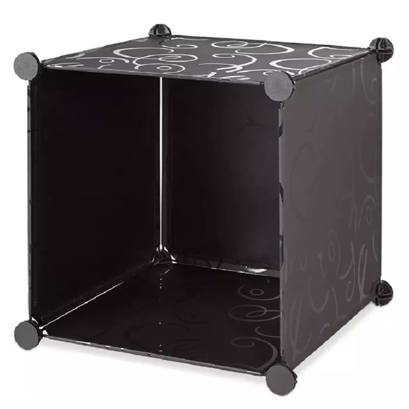 GENERICO - Armario Modular 12 Cubos, Guardarropa Portátil con Barras para Ropa