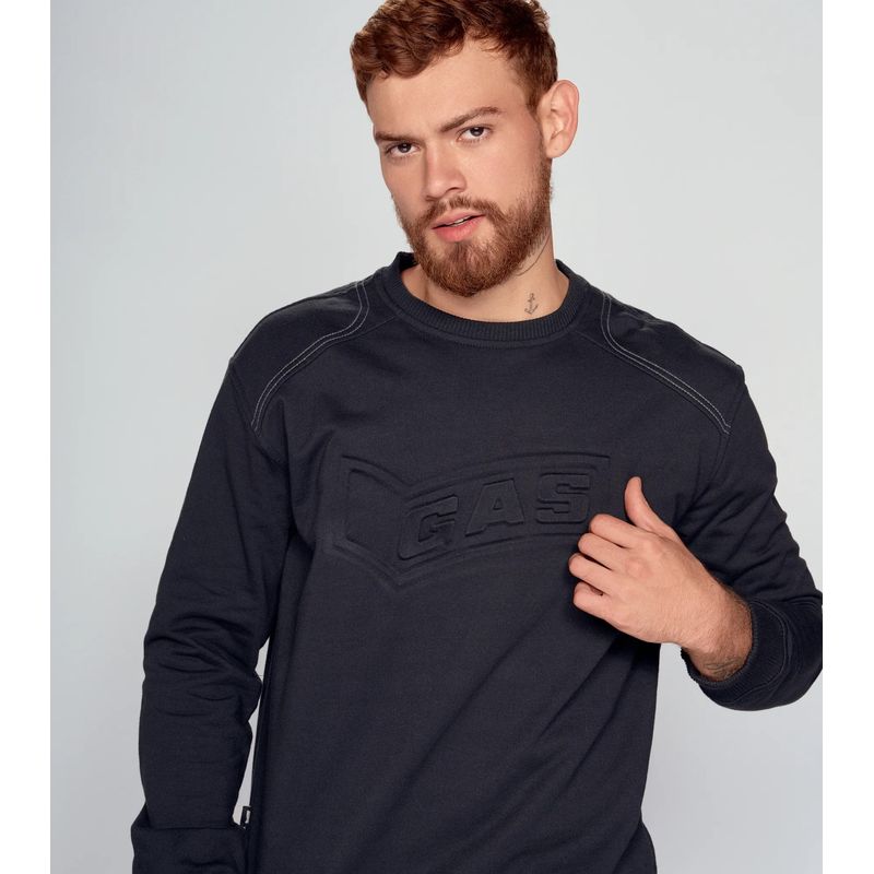 GAS EVOLUTION JEANS - Buzo Para Hombre Cuello Redondo Gas