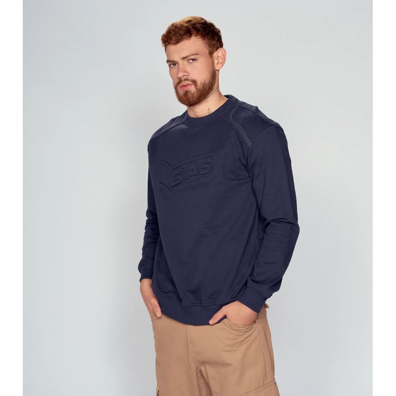 GAS EVOLUTION JEANS - Buzo Para Hombre Cuello Redondo Gas