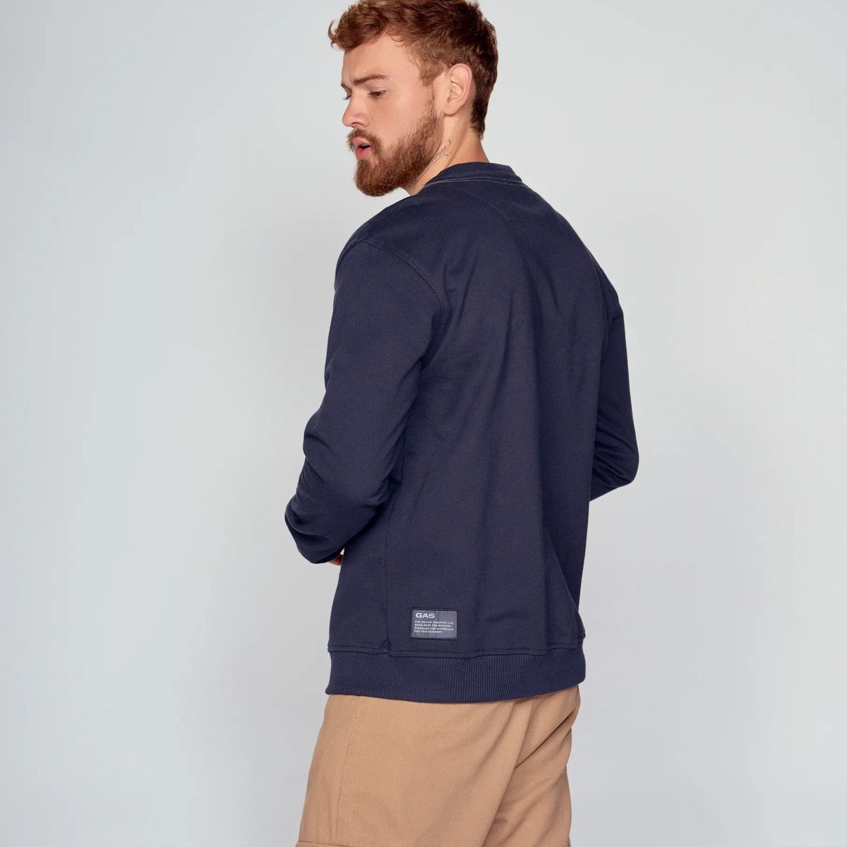 GAS EVOLUTION JEANS - Buzo Para Hombre Cuello Redondo Gas