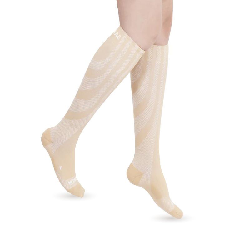TV NOVEDADES - Medias De Compresión Sankom Patent Socks Beige S-M