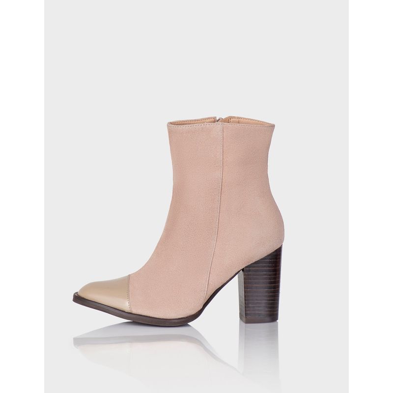 STIVALI - Botin Nyssa Charol  Ante Beige